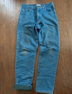 LL Bean Fleece Lined Classic Fit Men's Jeans